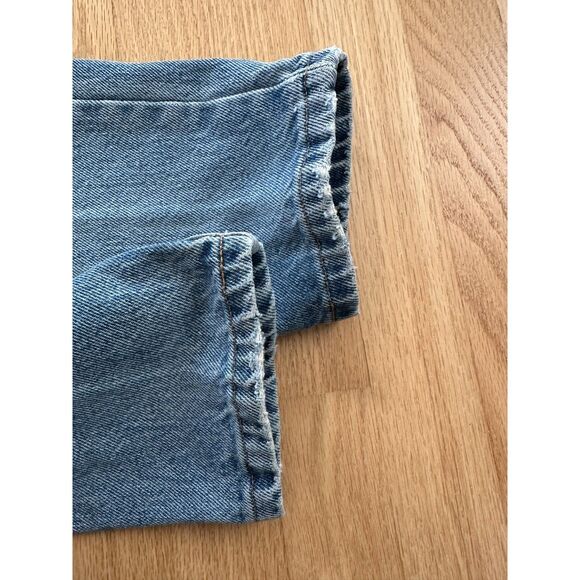 Vintage 80s Saks Fifth Avenue Light Wash Straight Leg High Waisted Jeans size 0 - Picture 5 of 7